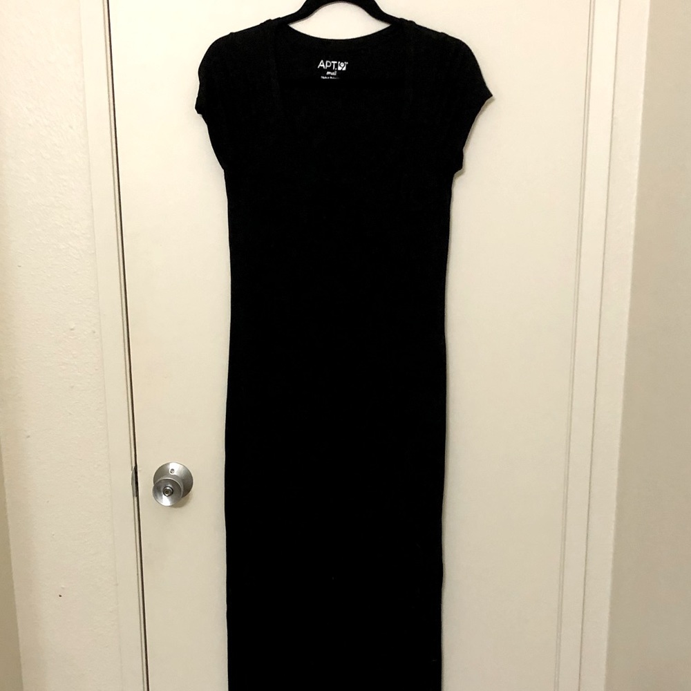 Long black dress